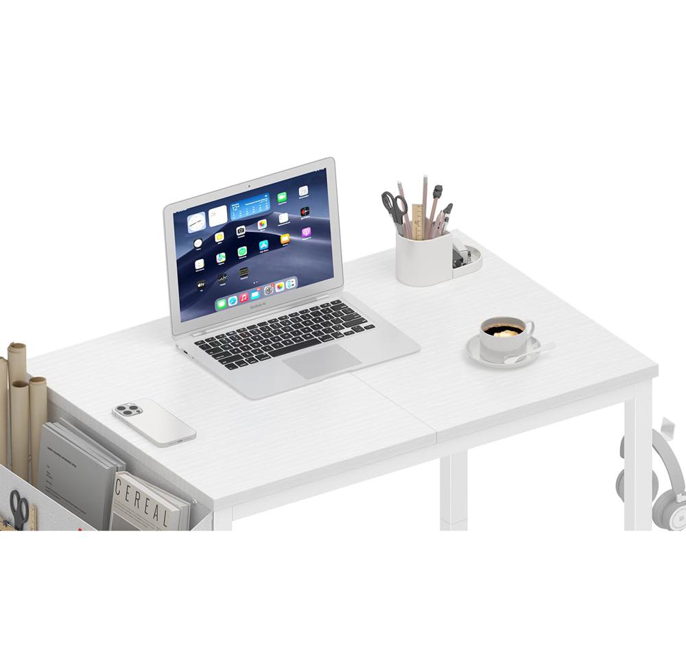 Amazon.com: Lufeiya Small White Desk for Small Spaces, 24 Inch